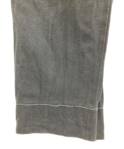 Maison Margiela（メゾンマルジェラ）Maison Margiela (メゾンマルジェラ) Minimal Wool Trousers ブラック サイズ:40の古着・服飾アイテム