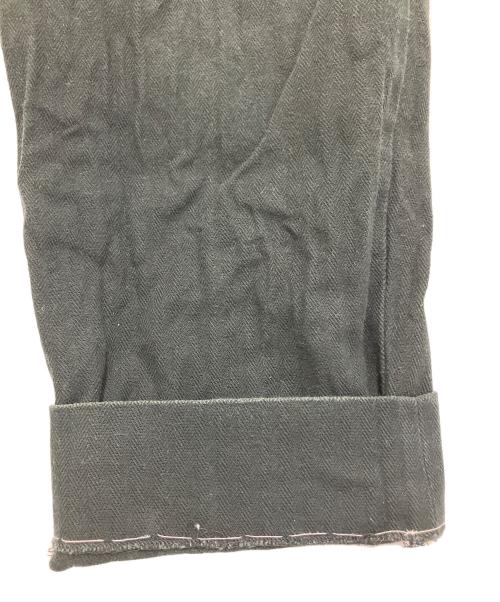 Maison Margiela（メゾンマルジェラ）Maison Margiela (メゾンマルジェラ) Minimal Wool Trousers ブラック サイズ:40の古着・服飾アイテム