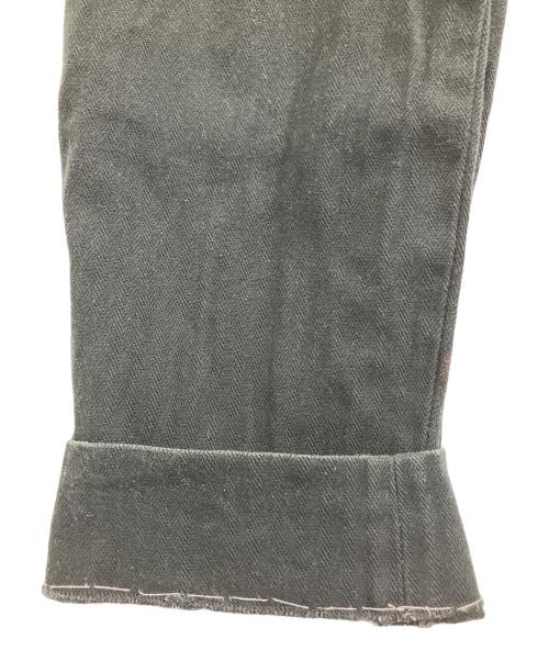 Maison Margiela（メゾンマルジェラ）Maison Margiela (メゾンマルジェラ) Minimal Wool Trousers ブラック サイズ:40の古着・服飾アイテム