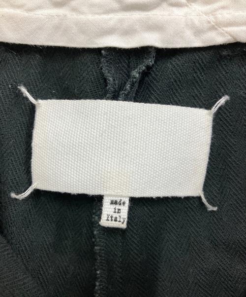 Maison Margiela（メゾンマルジェラ）Maison Margiela (メゾンマルジェラ) Minimal Wool Trousers ブラック サイズ:40の古着・服飾アイテム