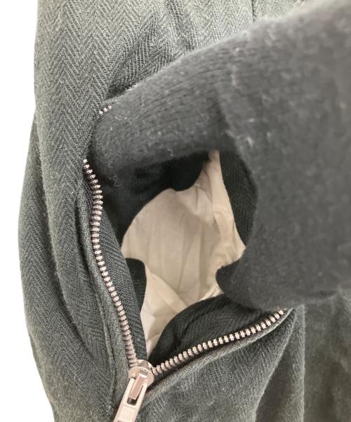 Maison Margiela（メゾンマルジェラ）Maison Margiela (メゾンマルジェラ) Minimal Wool Trousers ブラック サイズ:40の古着・服飾アイテム