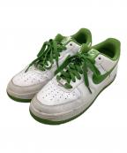 NIKEナイキ）の古着「Air Force 1 '07」｜ホワイト×グリーン