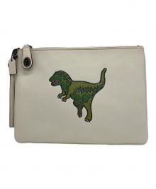 COACH（コーチ）の古着「クラッチバッグ」｜ベージュ