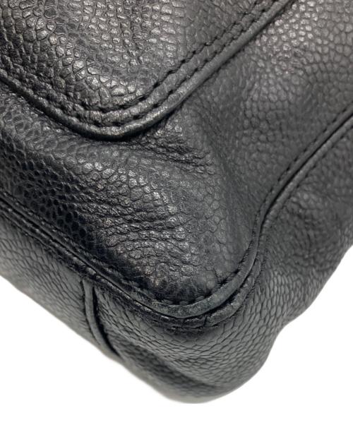 CHANEL（シャネル）CHANEL (シャネル) ロゴトートバッグ ブラックの古着・服飾アイテム