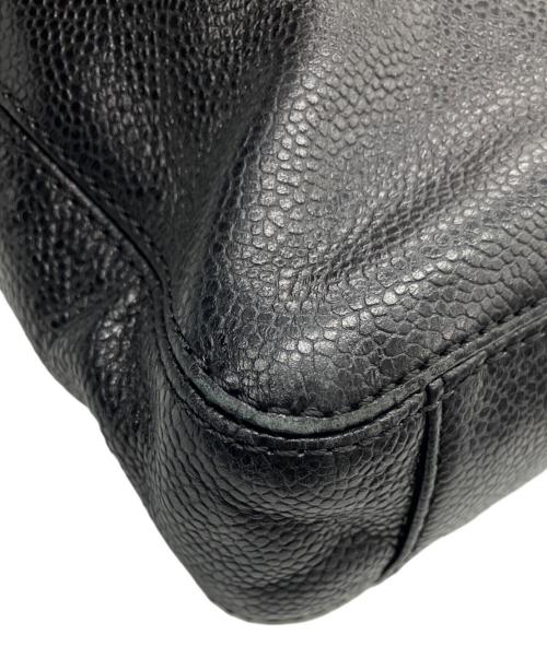CHANEL（シャネル）CHANEL (シャネル) ロゴトートバッグ ブラックの古着・服飾アイテム