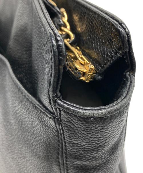 CHANEL（シャネル）CHANEL (シャネル) ロゴトートバッグ ブラックの古着・服飾アイテム