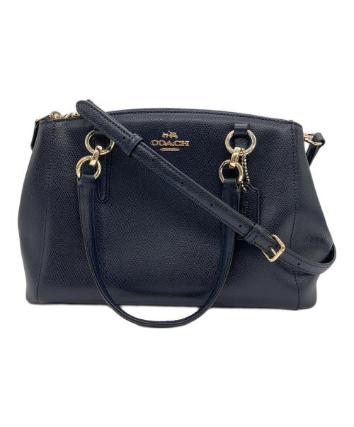 COACH（コーチ）COACH (コーチ) 2WAYバッグ ネイビーの古着・服飾アイテム