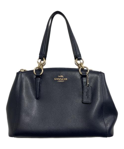 COACH（コーチ）COACH (コーチ) 2WAYバッグ ネイビーの古着・服飾アイテム