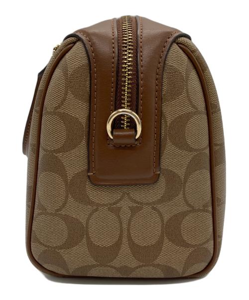 COACH（コーチ）COACH (コーチ) 2WAYバッグ ベージュ×ブラウンの古着・服飾アイテム