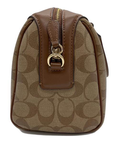 COACH（コーチ）COACH (コーチ) 2WAYバッグ ベージュ×ブラウンの古着・服飾アイテム