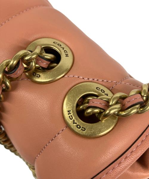 COACH（コーチ）COACH (コーチ) ピロー マディソン ショルダー バッグ コーラルピンクの古着・服飾アイテム