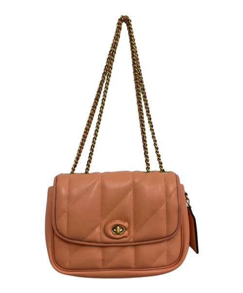 COACH（コーチ）COACH (コーチ) ピロー マディソン ショルダー バッグ コーラルピンクの古着・服飾アイテム