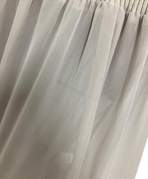rienda（リエンダ）rienda (リエンダ) knitコンビスリットフレアワンピース サイズ:Sの古着・服飾アイテム