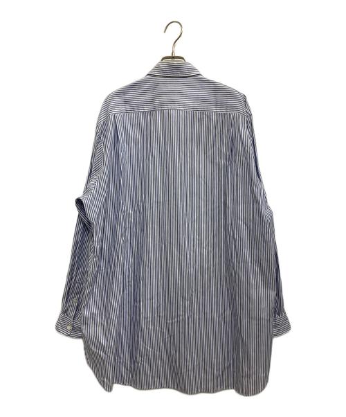 Yohji Yamamoto Costume D’Homme（ヨウジヤマモトコスチュームドオム）Yohji Yamamoto Costume D’Homme (ヨウジヤマモトコスチュームドオム) 長袖シャツ ブルー サイズ:Mの古着・服飾アイテム