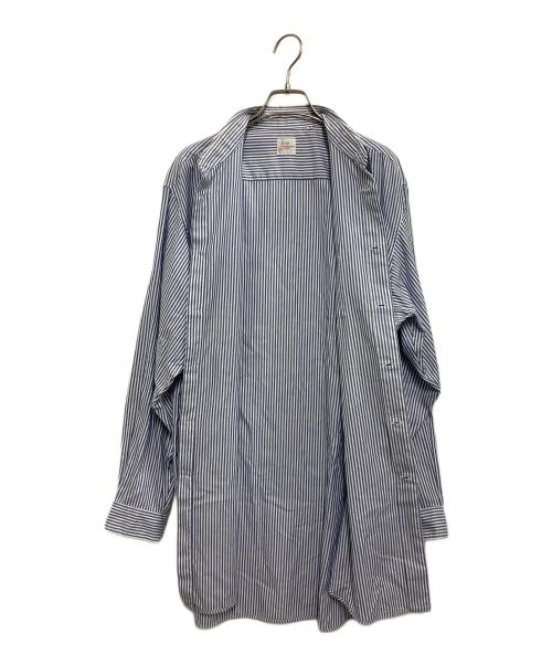 Yohji Yamamoto Costume D’Homme（ヨウジヤマモトコスチュームドオム）Yohji Yamamoto Costume D’Homme (ヨウジヤマモトコスチュームドオム) 長袖シャツ ブルー サイズ:Mの古着・服飾アイテム