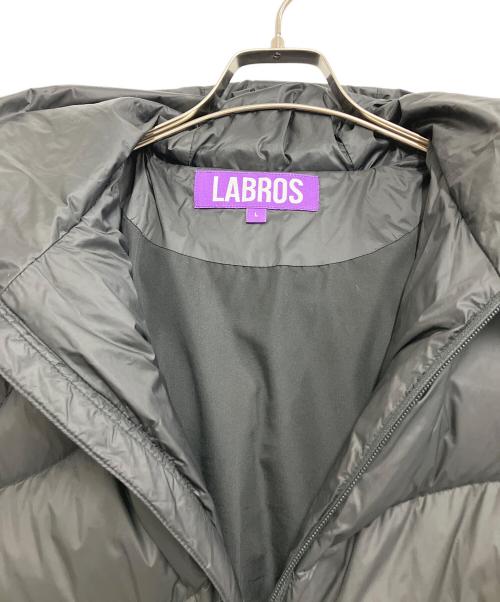LABROS（ラブロス）LABROS (ラブロス) ダウンジャケット ブラック サイズ:Lの古着・服飾アイテム
