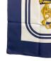 中古・古着 HERMES (エルメス) シルクスカーフ ネイビー：13000円