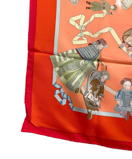 HERMES（エルメス）HERMES (エルメス) シルクスカーフ レッドの古着・服飾アイテム