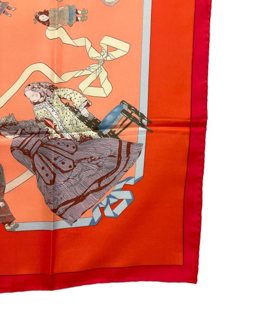 HERMES（エルメス）HERMES (エルメス) シルクスカーフ レッドの古着・服飾アイテム