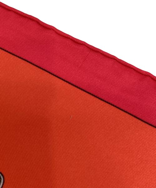 HERMES（エルメス）HERMES (エルメス) シルクスカーフ レッドの古着・服飾アイテム