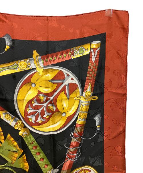 HERMES（エルメス）HERMES (エルメス) シルクスカーフ レッドの古着・服飾アイテム