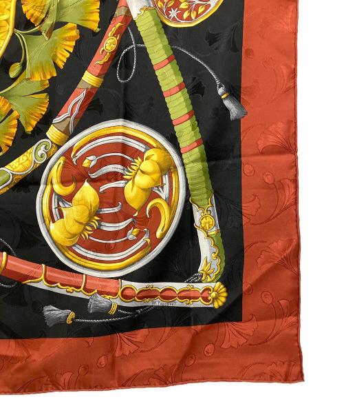 HERMES（エルメス）HERMES (エルメス) シルクスカーフ レッドの古着・服飾アイテム