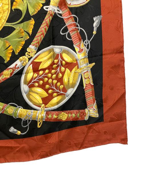 HERMES（エルメス）HERMES (エルメス) シルクスカーフ レッドの古着・服飾アイテム