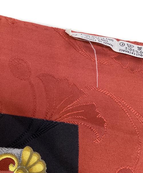 HERMES（エルメス）HERMES (エルメス) シルクスカーフ レッドの古着・服飾アイテム