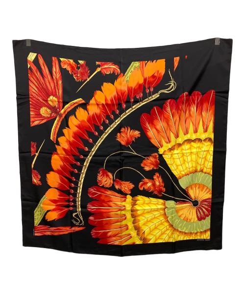 HERMES（エルメス）HERMES (エルメス) シルクスカーフ ブラックの古着・服飾アイテム