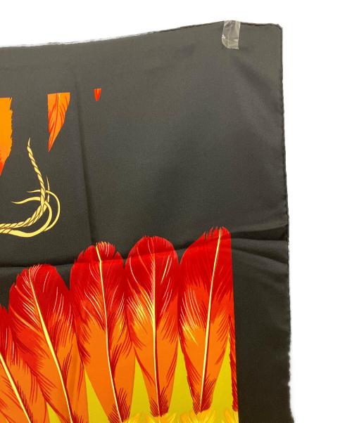 HERMES（エルメス）HERMES (エルメス) シルクスカーフ ブラックの古着・服飾アイテム