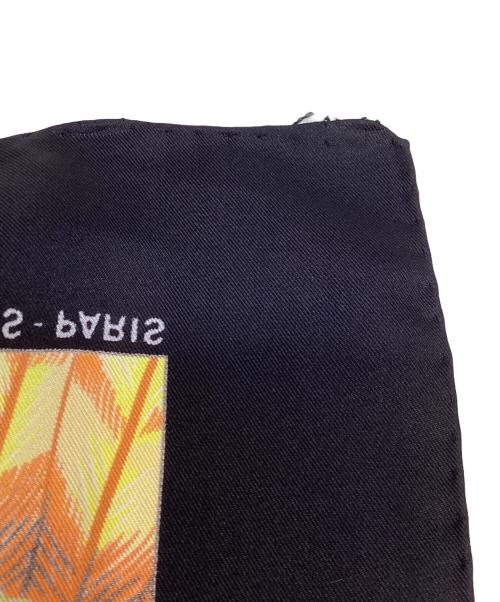 HERMES（エルメス）HERMES (エルメス) シルクスカーフ ブラックの古着・服飾アイテム
