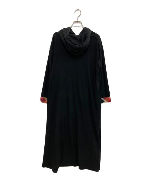 BLUE LABEL CRESTBRIDGE（ブルーレーベルクレストブリッジ）BLUE LABEL CRESTBRIDGE (ブルーレーベルクレストブリッジ) 長袖ワンピース ブラック サイズ:Mの古着・服飾アイテム