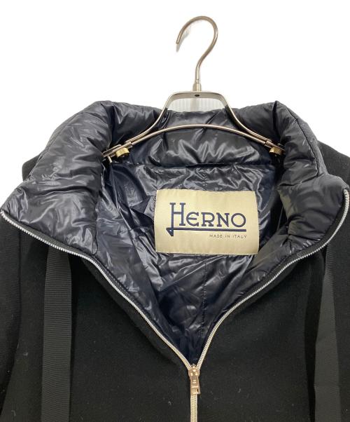 HERNO（ヘルノ）HERNO (ヘルノ) ダウンコート ブラック サイズ:XLの古着・服飾アイテム