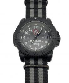 stussy×LUMINOX×Megabass（ステューシー×ルミノックス×メガバス）の古着「腕時計」｜ブラック