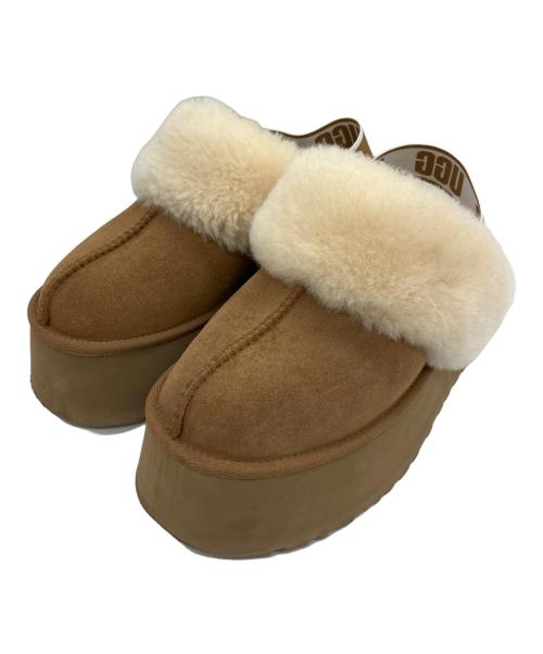 UGG（アグ）UGG (アグ) ムートンサンダル ブラウン サイズ:24の古着・服飾アイテム