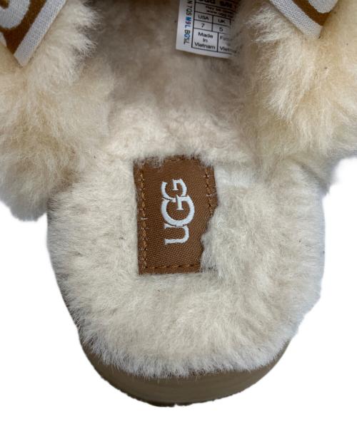 UGG（アグ）UGG (アグ) ムートンサンダル ブラウン サイズ:24の古着・服飾アイテム