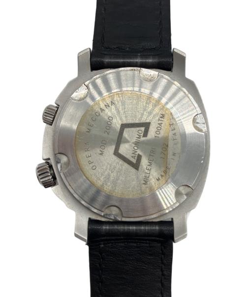 ANONIMO（アノー二モ）ANONIMO (アノー二モ) 腕時計 ブラックの古着・服飾アイテム