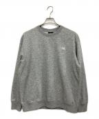 THE NORTH FACEザ ノース フェイス）の古着「Small Logo Heather Sweat Crew」｜グレー