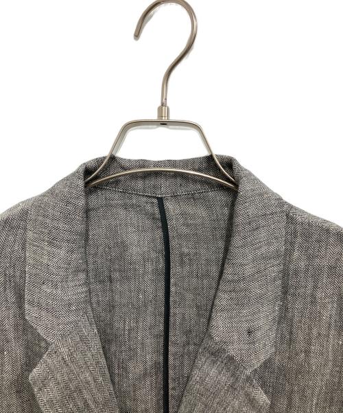 Spick and Span（スピック＆スパン）Spick and Span (スピック＆スパン) リネンジャケット グレー サイズ:38の古着・服飾アイテム