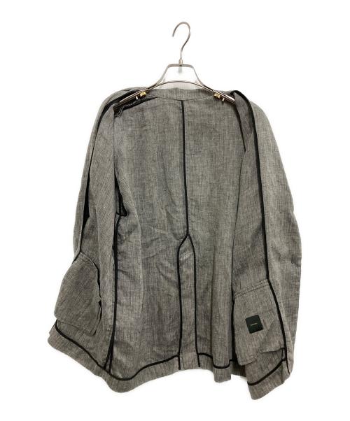 Spick and Span（スピック＆スパン）Spick and Span (スピック＆スパン) リネンジャケット グレー サイズ:38の古着・服飾アイテム