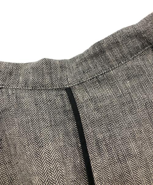 Spick and Span（スピック＆スパン）Spick and Span (スピック＆スパン) リネンジャケット グレー サイズ:38の古着・服飾アイテム