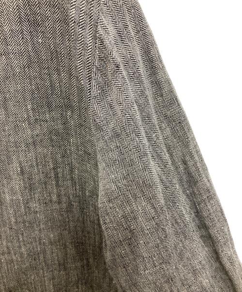Spick and Span（スピック＆スパン）Spick and Span (スピック＆スパン) リネンジャケット グレー サイズ:38の古着・服飾アイテム