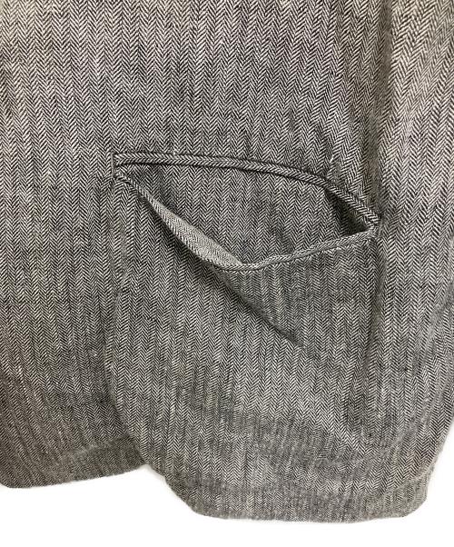 Spick and Span（スピック＆スパン）Spick and Span (スピック＆スパン) リネンジャケット グレー サイズ:38の古着・服飾アイテム
