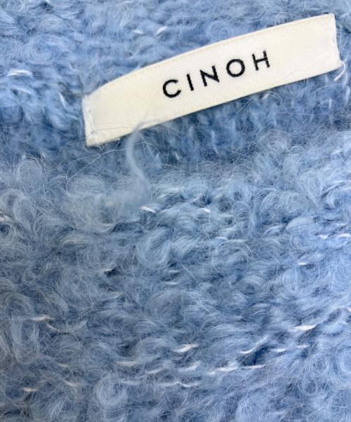 CINOH（チノ）CINOH (チノ) 厚手ニット サックスブルー サイズ:Sの古着・服飾アイテム
