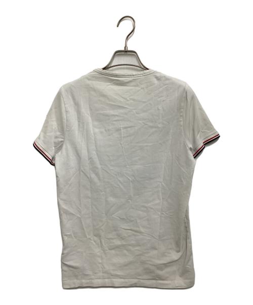 MONCLER（モンクレール）MONCLER (モンクレール) 半袖カットソー ホワイト サイズ:Sの古着・服飾アイテム