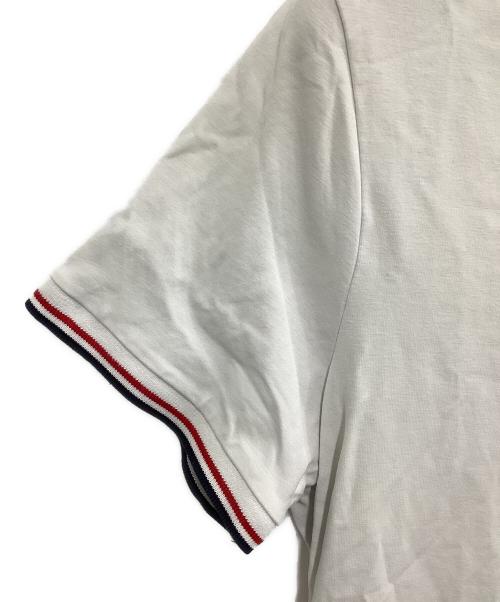 MONCLER（モンクレール）MONCLER (モンクレール) 半袖カットソー ホワイト サイズ:Sの古着・服飾アイテム