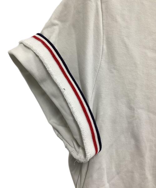MONCLER（モンクレール）MONCLER (モンクレール) 半袖カットソー ホワイト サイズ:Sの古着・服飾アイテム