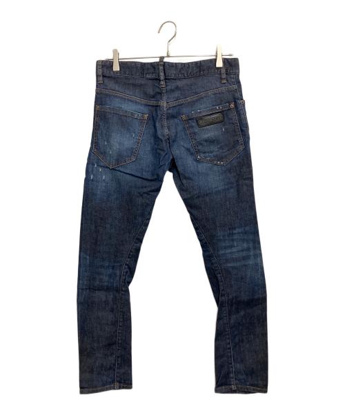 DSQUARED2（ディースクエアード）DSQUARED2 (ディースクエアード) SEXY TWIST JEAN ネイビー サイズ:44の古着・服飾アイテム