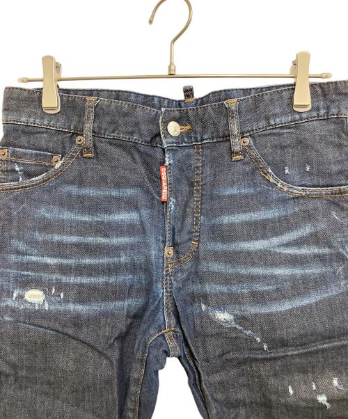 DSQUARED2（ディースクエアード）DSQUARED2 (ディースクエアード) SEXY TWIST JEAN ネイビー サイズ:44の古着・服飾アイテム