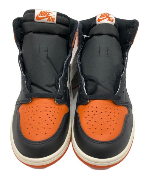 NIKE（ナイキ）NIKE (ナイキ) Nike Air Jordan 1 OG Shattered Backboard ブラック×オレンジ サイズ:27.5 未使用品の古着・服飾アイテム